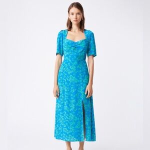 Sunoco Midi Floral Print Dress